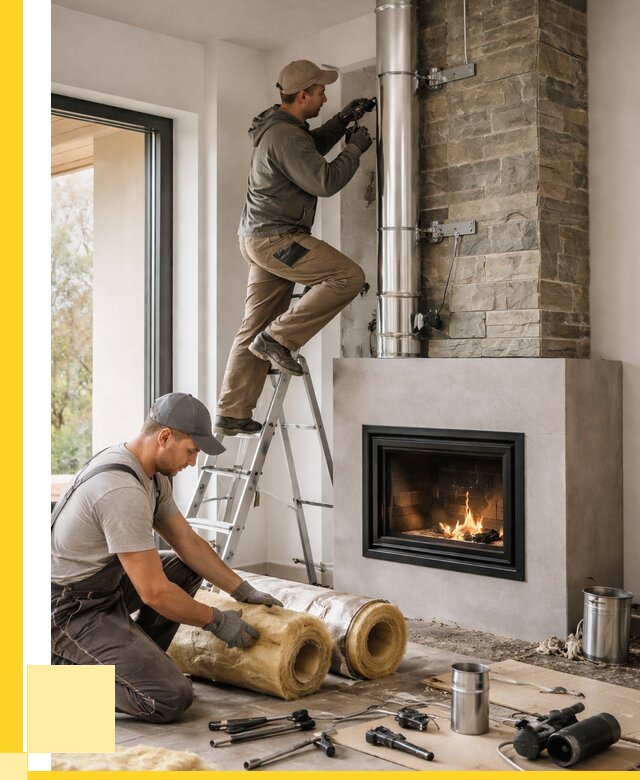 Монтаж дымоходов для каминов в Пугачёве от 15240 р. ЭриданПгч