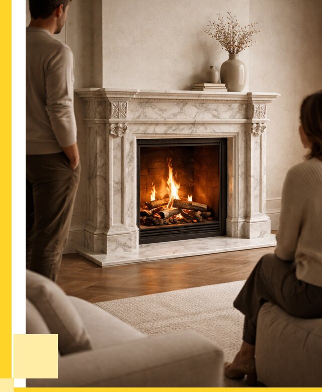 Мраморные камины под ключ в Пугачёве от 254000 р. | ЭриданПгч