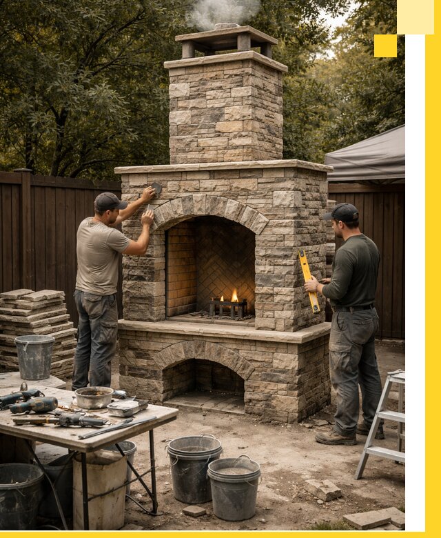 Проектирование и установка уличных каминов в Пугачёве