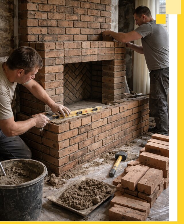 Изготовление и установка кирпичных каминов в Пугачёве