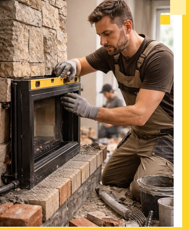 Дровяные камины под ключ в Пугачёве: монтаж, обустройство