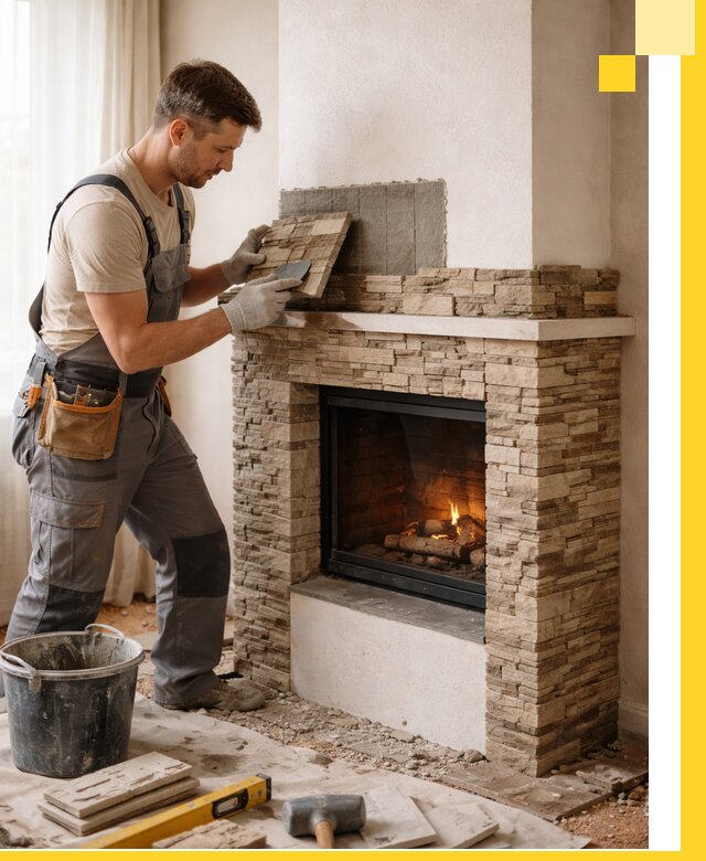 Изготовление и монтаж каминов для дома под ключ в Пугачёве