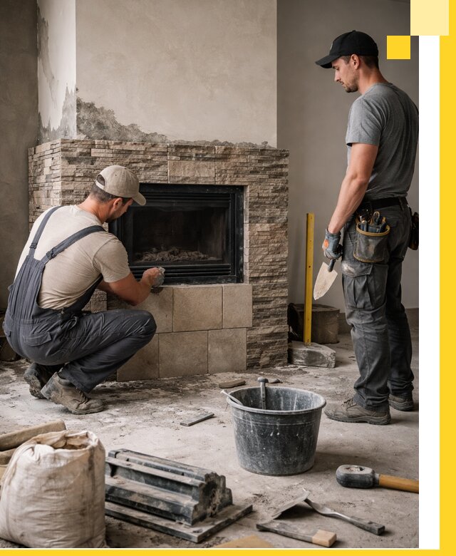 Камины под ключ в Пугачёве: проект, изготовление и монтаж