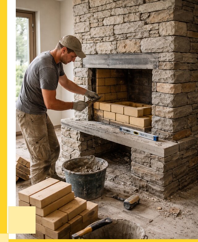 Кладка каминов и камина в Пугачёве от 25400 р. ЭриданПгч