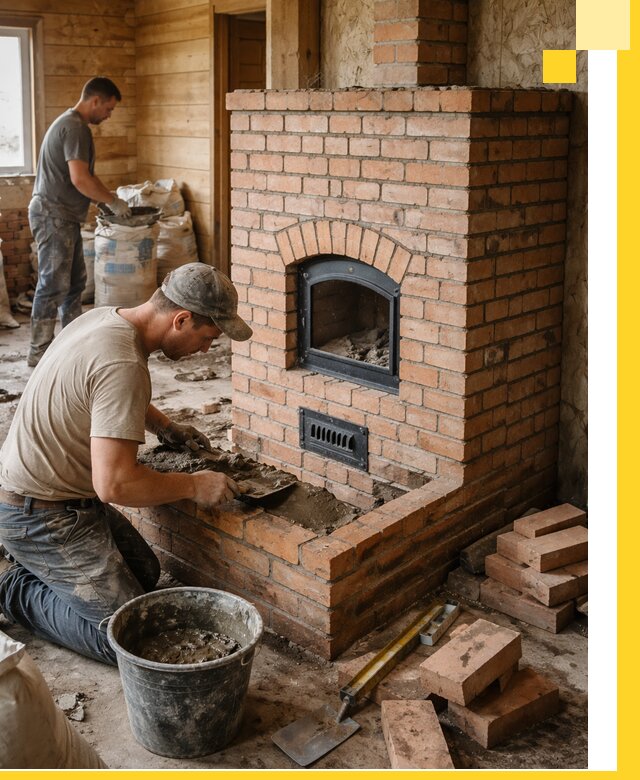 Профессиональное строительство печей в Пугачёве под ключ