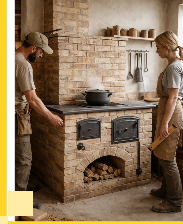 Варочно отопительные печи в Пугачёве от 91440 р. | ЭриданПгч