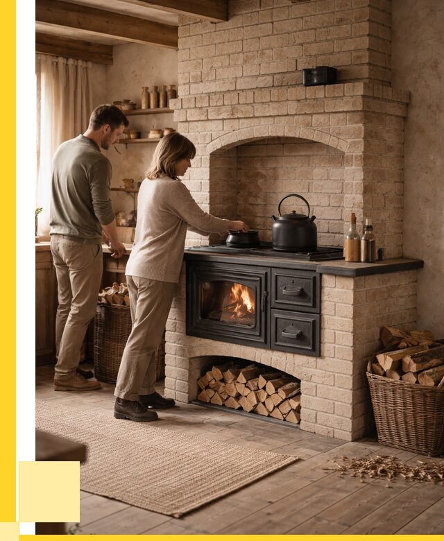 Печи с плитой в Пугачёве от 45720 р. | ЭриданПгч — кирпичная печь