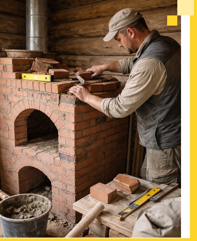 Изготовление и установка русских печей в Пугачёве под ключ