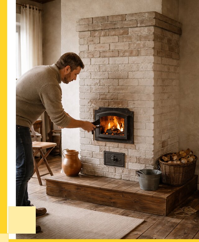 Печь голландка из кирпича в Пугачёве от 86360 р. | ЭриданПгч