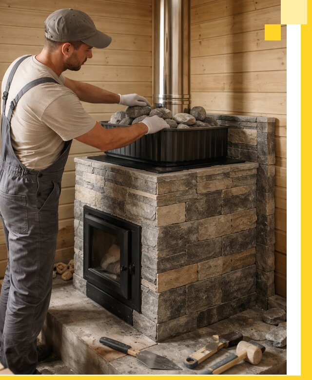 Печи для парной в Пугачёве, производство, монтаж и обслуживание