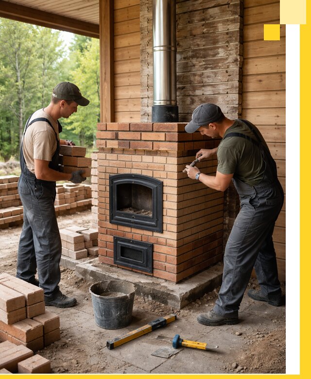 Производство и установка дачных печей под ключ в Пугачёве