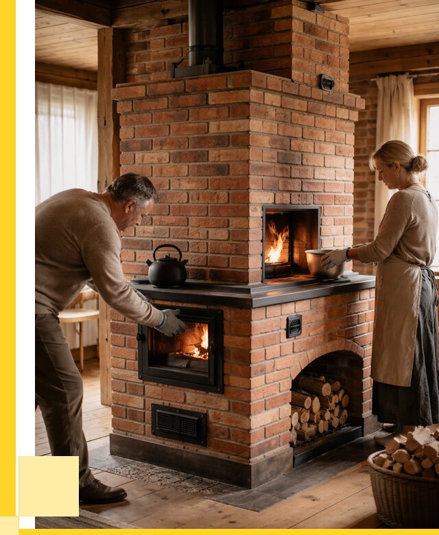 Печи для загородного дома под ключ в Пугачёве от 81280 р. | ЭриданПгч