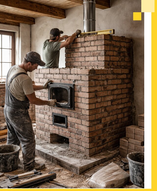 Печи для загородного дома под ключ в Пугачёве — монтаж и сервис