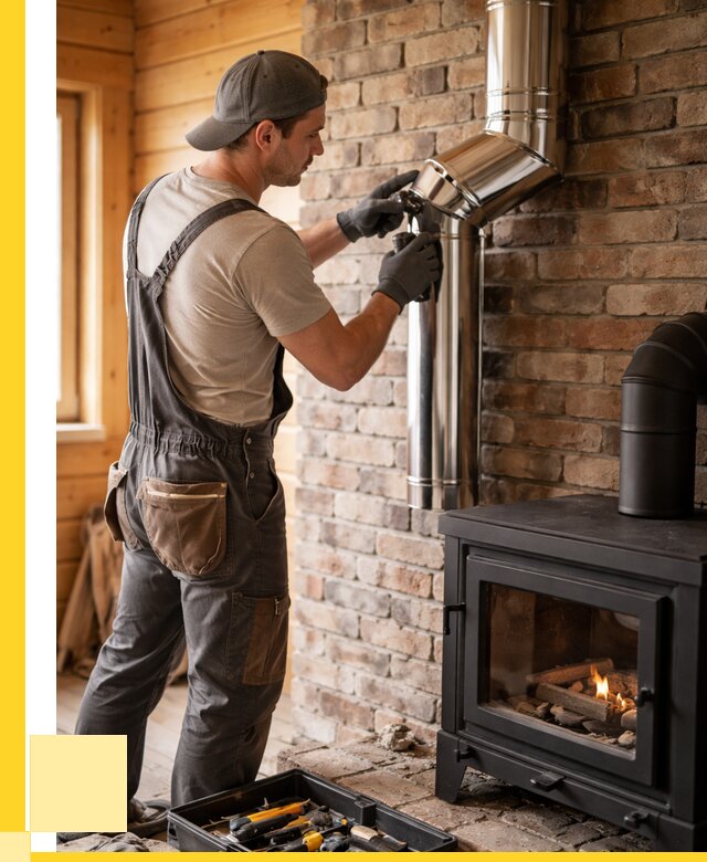 Монтаж дымоходов для печей в Пугачёве от 7620 р. | ЭриданПгч