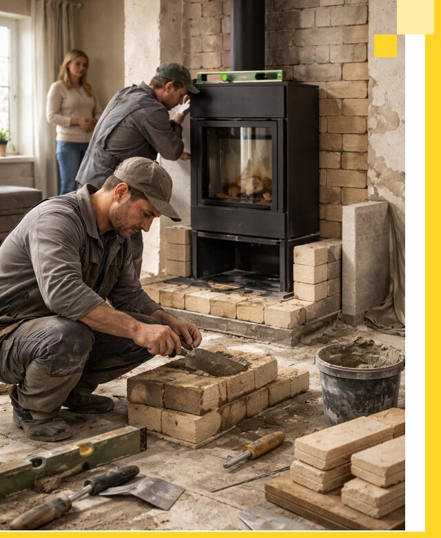 Печи и камины под ключ: проект, установка в Пугачёве