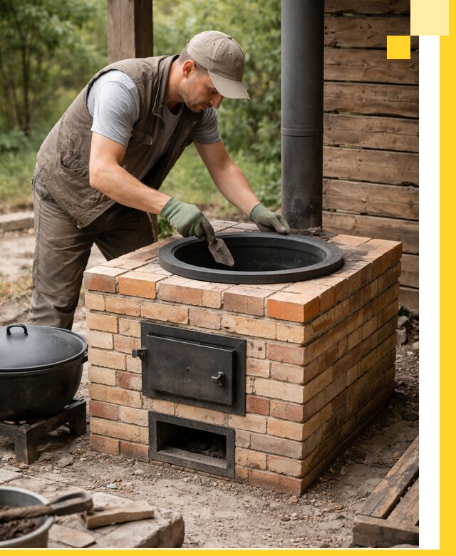 Изготовление и установка печей для казана в Пугачёве под ключ