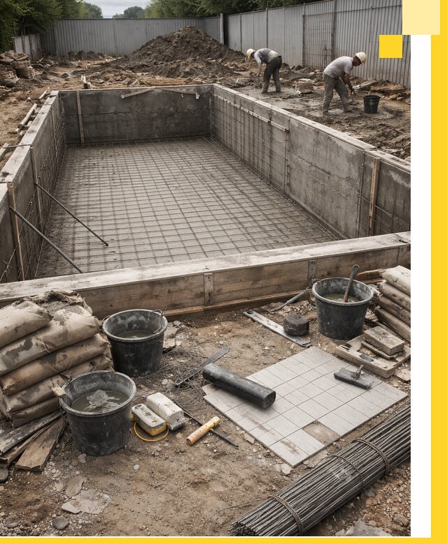 Строительство бассейнов под ключ в Пугачёве, дизайн и монтаж