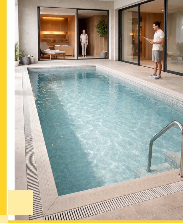 Отделка бассейна пленкой ПВХ в Пугачёве от 3556 р. - ЭриданПгч