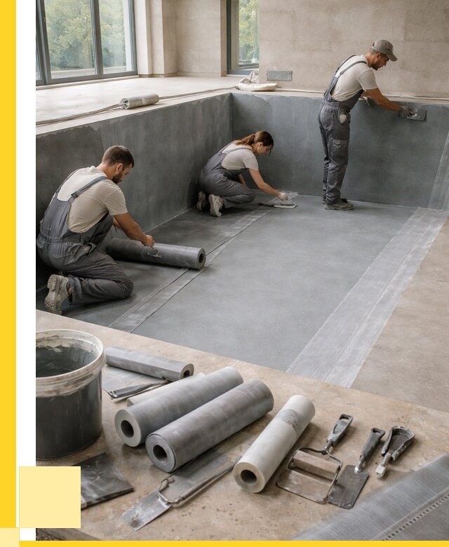 Гидроизоляция бассейнов в Пугачёве от 2032 р., ЭриданПгч