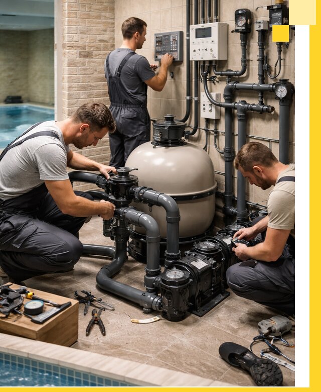 Комплексное оборудование для бассейнов под ключ в Пугачёве