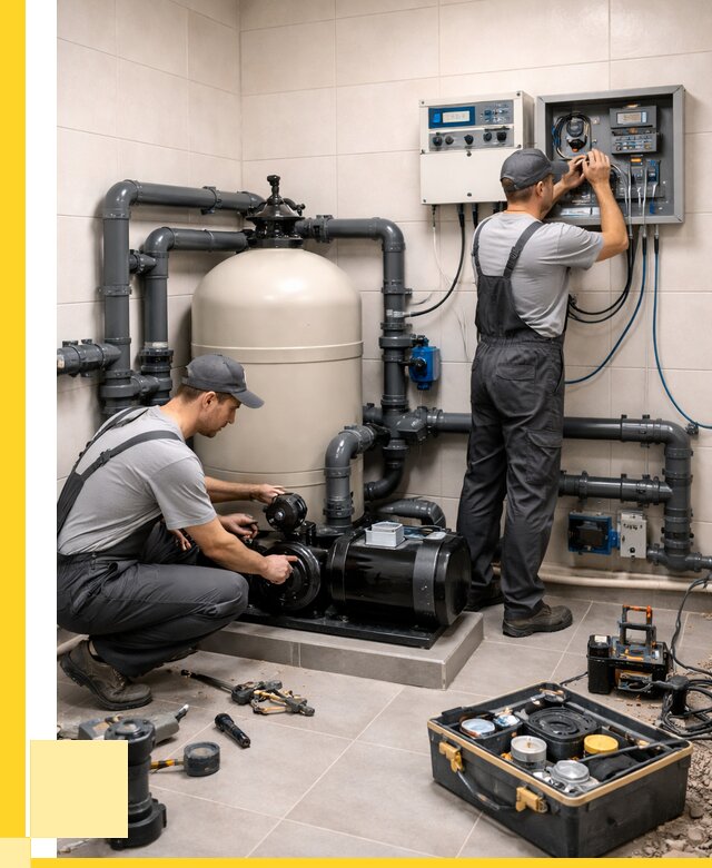 Монтаж оборудования для бассейнов в Пугачёве от 40640 р. | ЭриданПгч