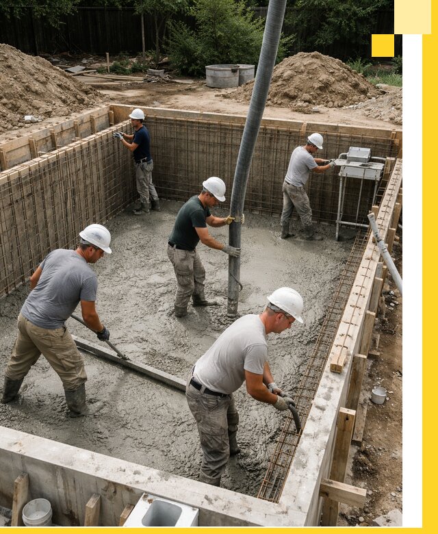 Строительство бетонных бассейнов под ключ в Пугачёве