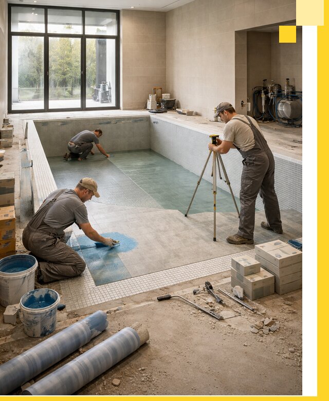 Проект и строительство закрытых бассейнов в Пугачёве под ключ