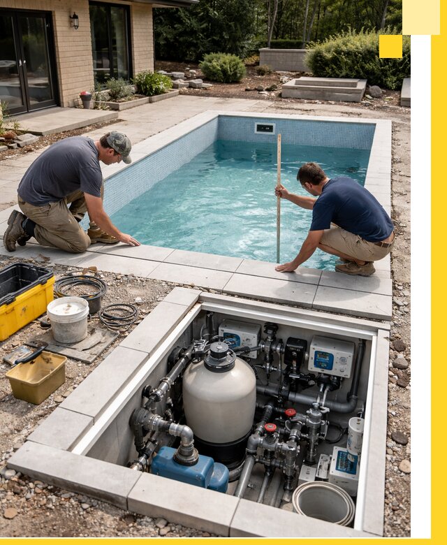 Строительство качественных домашних бассейнов под ключ в Пугачёве