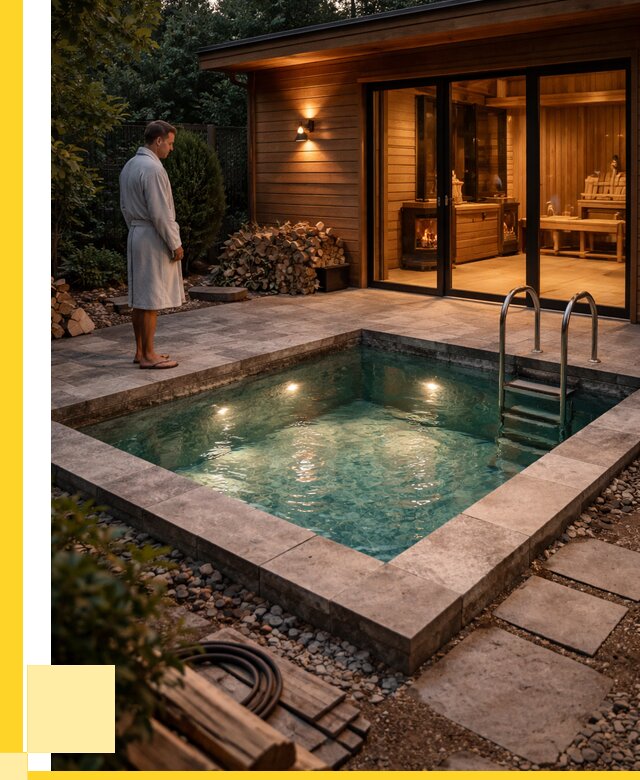 Бани с бассейном под ключ в Пугачёве от 96520 р. | ЭриданПгч