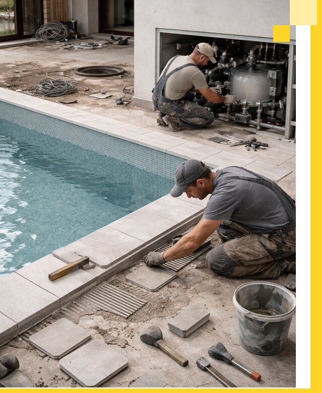 Строительство и монтаж бассейнов в коттедже в Пугачёве