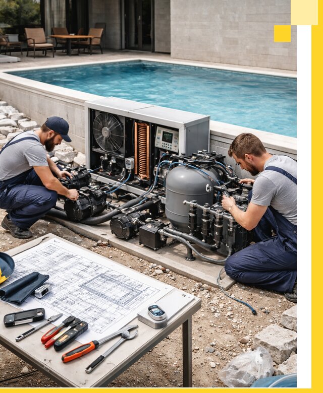 Проектирование и монтаж бассейнов с подогревом в Пугачёве