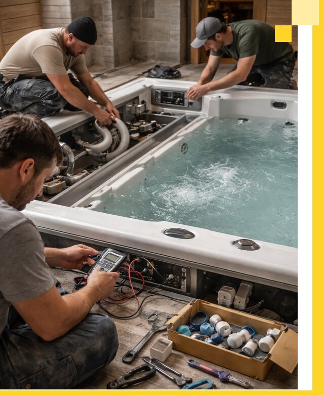 Гидромассажные бассейны под ключ в Пугачёве, дизайн и монтаж