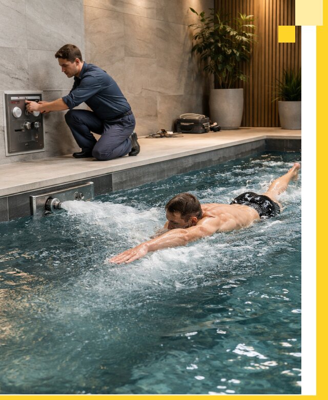 Проектирование и монтаж бассейнов с противотоком в Пугачёве