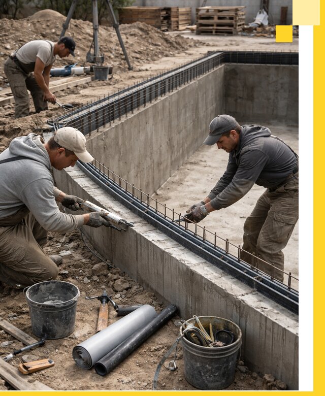 Качественный монтаж чаши бассейна в Пугачёве под ключ с гарантией