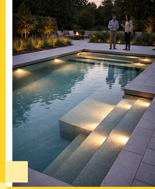 Освещение бассейнов в Пугачёве под ключ от 25400 р. | ЭриданПгч