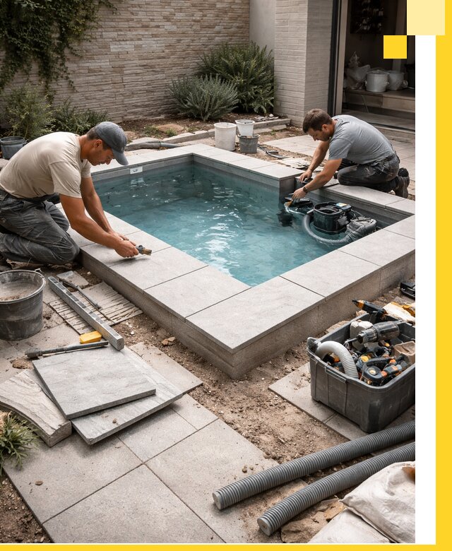 Мини бассейны под ключ в Пугачёве, дизайн и установка