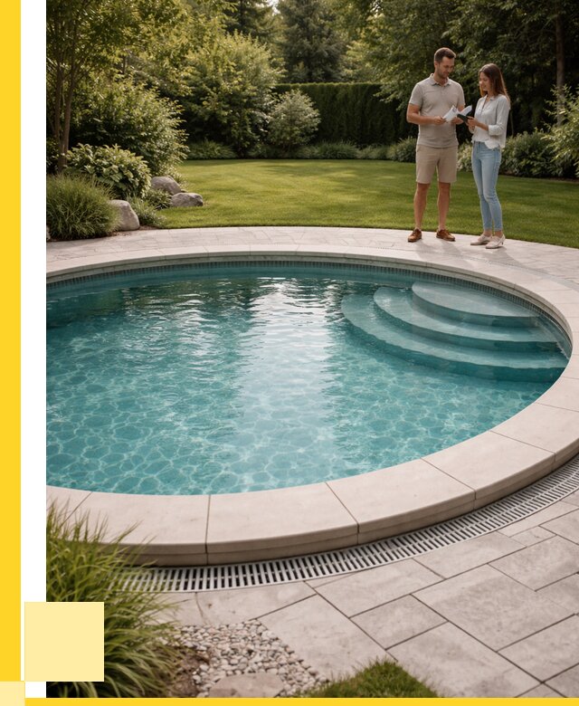 Круглые каркасные бассейны купить в Пугачёве от 254000 р. | ЭриданПгч