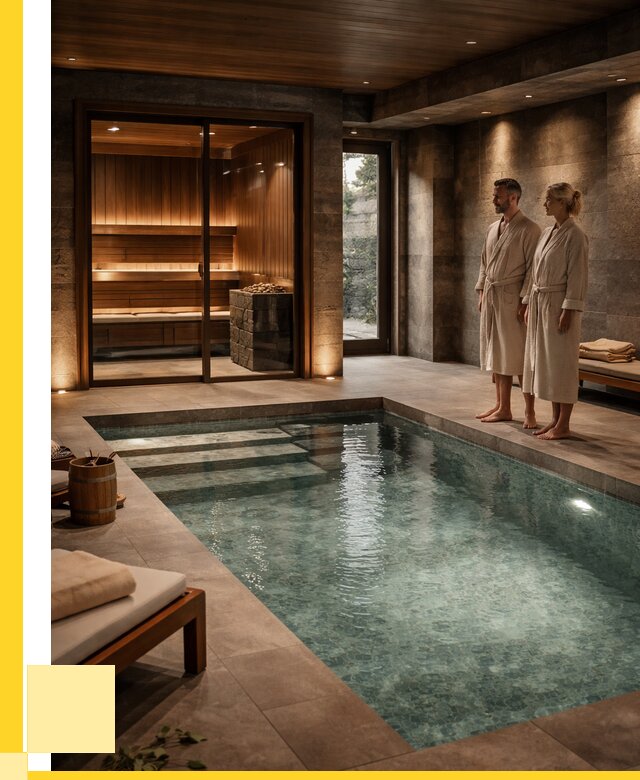 Сауна с большим бассейном в Пугачёве от 1219200 р. ЭриданПгч