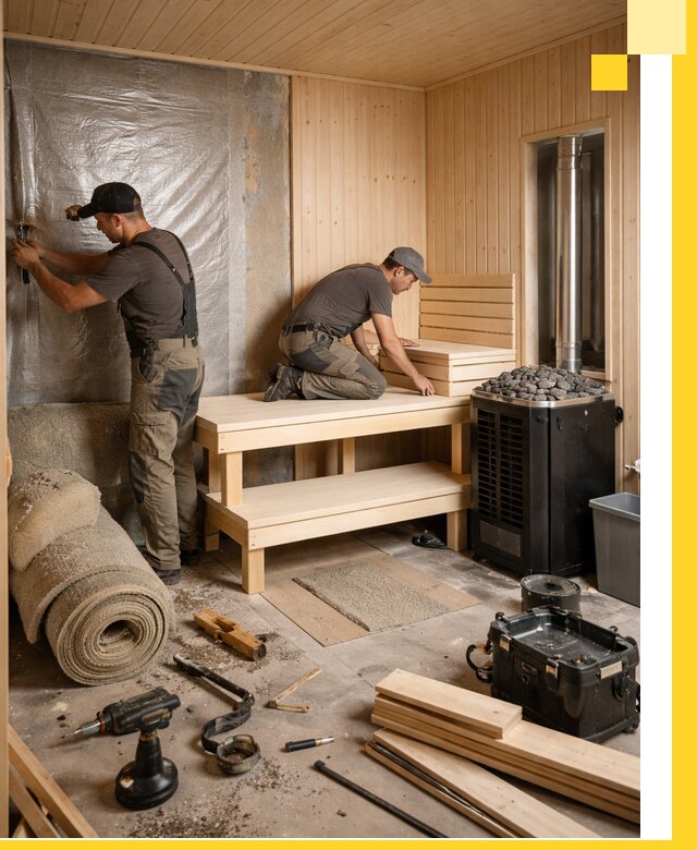 Проекты саун под ключ в Пугачёве дизайн и строительство