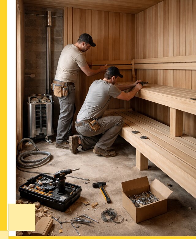 Монтаж саун под ключ в Пугачёве от 121920 р. | ЭриданПгч