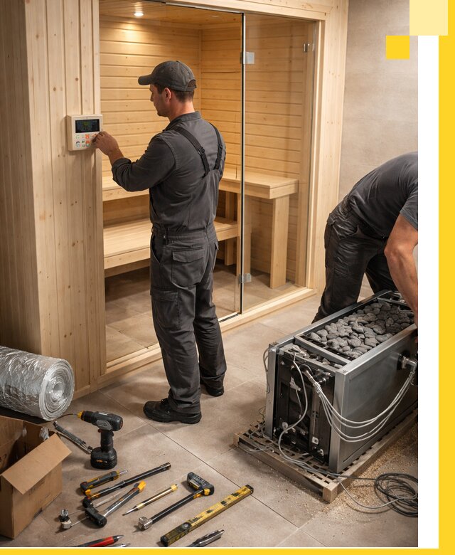 Поставка, установка и монтаж электрических саун в Пугачёве