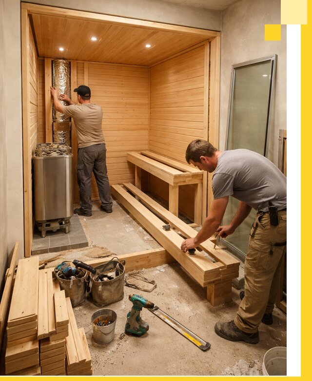 Проектирование и установка домашних саун под ключ в Пугачёве