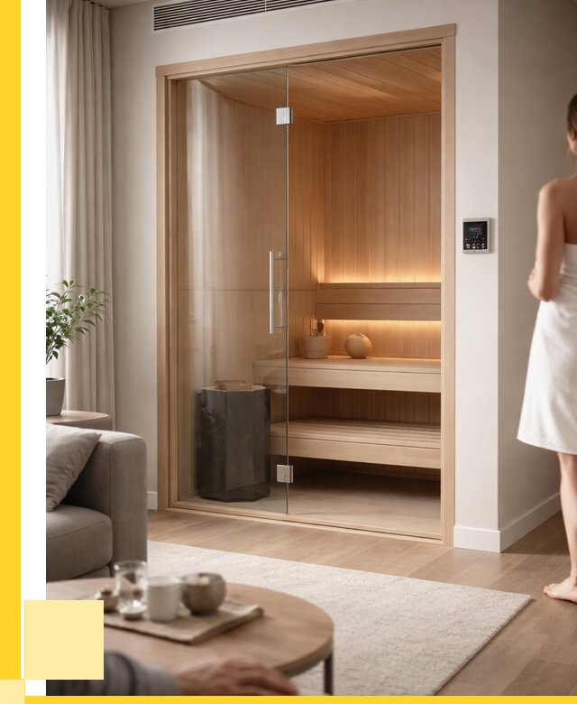 Сауна в квартире под ключ в Пугачёве от 121920 р. ЭриданПгч