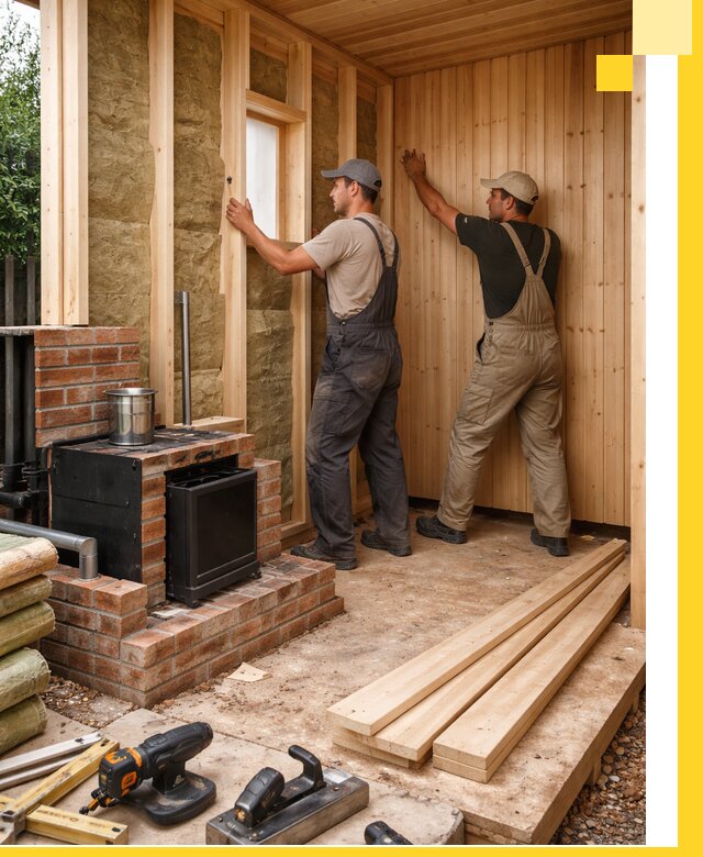 Строительство и установка дачных саун под ключ в Пугачёве