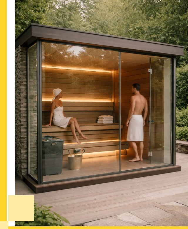 Сауна стеклянная и двери для сауны в Пугачёве от 254000 р. | ЭриданПгч