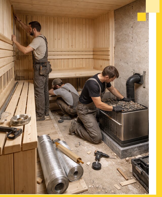 Индивидуальные сауны на заказ в Пугачёве под ключ, проект и монтаж