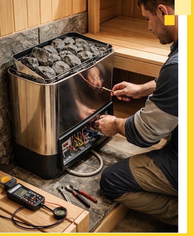 Продажа и установка электрокаменок для саун в Пугачёве