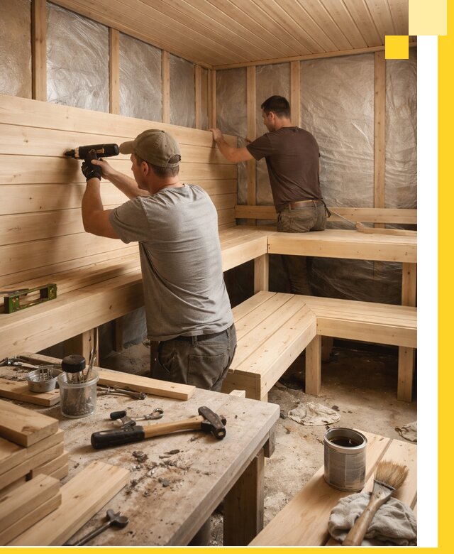 Профессиональная отделка бань и саун под ключ в Пугачёве