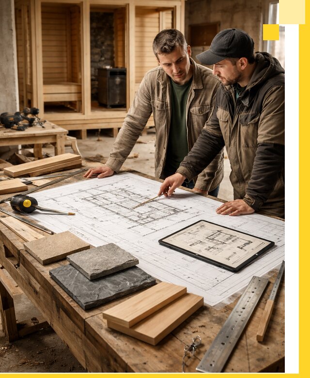 Проекты бань под ключ и планы строительства в Пугачёве