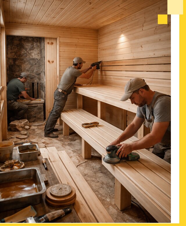 Профессиональная отделка бань в Пугачёве под ключ, с гарантией